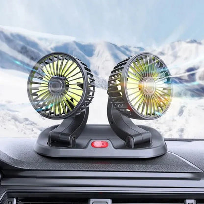 Double Headed Vehicle Fan (CIC922)